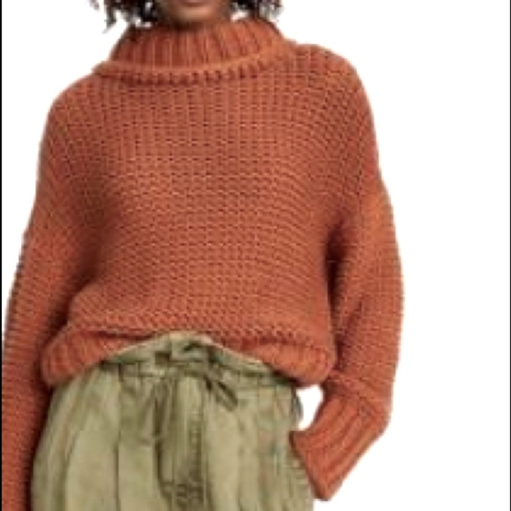 Free People Mock-T Sweater